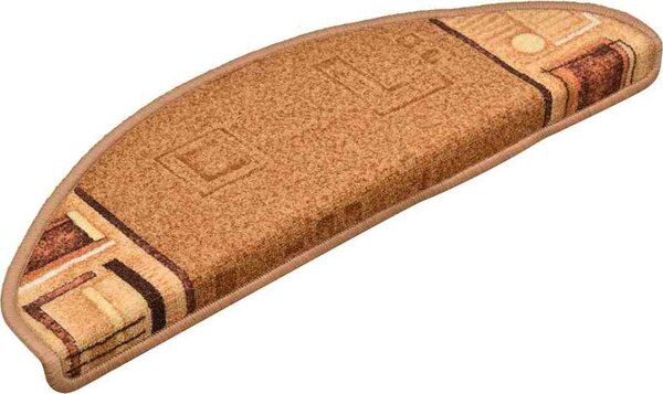 VidaXL Samolepící nášlapy na schody 15 ks 65 x 21 x 4 cm [322413] Barva: Červená