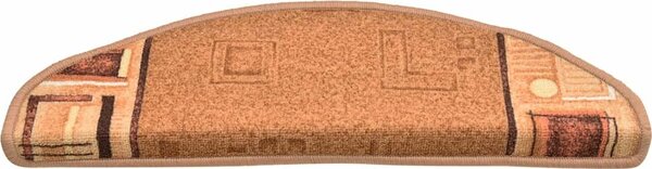 VidaXL Samolepící nášlapy na schody 15 ks 65 x 21 x 4 cm [322413] Barva: Červená