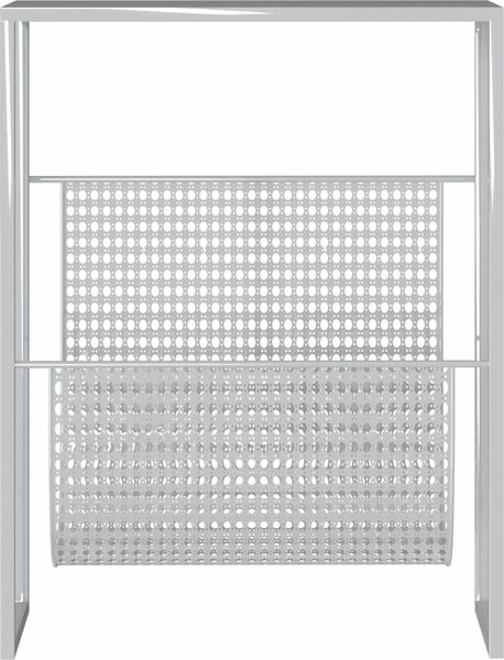 VidaXL Stojan na časopisy 35 x 15 x 45 cm ocel [331668] Barva: Černá