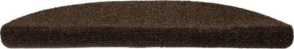 VidaXL Schodové rohože samolepicí 15 ks 56 x 17 x 3 cm půlkulaté [132692] Barva: světle hnědá