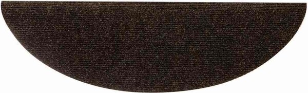 VidaXL Schodové rohože samolepicí 15 ks 56 x 17 x 3 cm půlkulaté [132692] Barva: světle hnědá