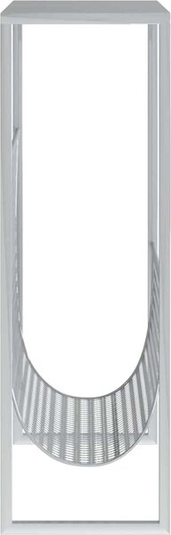 VidaXL Stojan na časopisy 35 x 15 x 45 cm ocel [331668] Barva: Černá