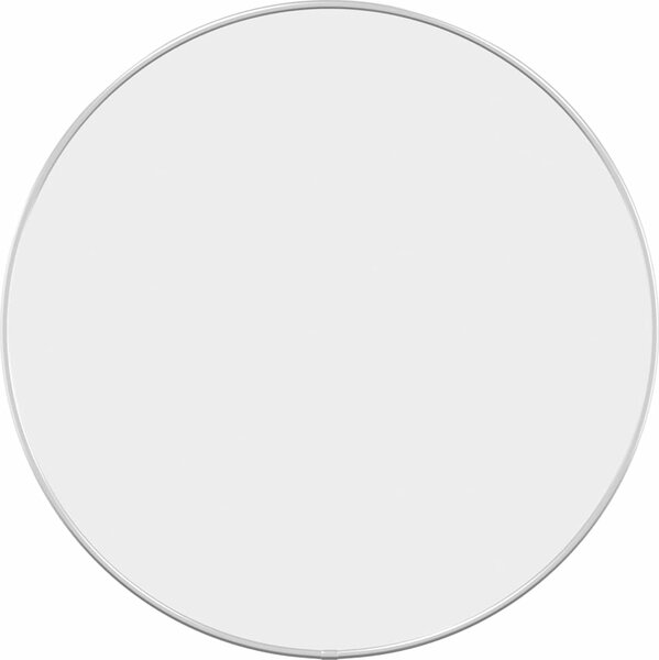 VidaXL Nástěnné zrcadlo Ø 50 cm kulaté [348181] Barva: Černá