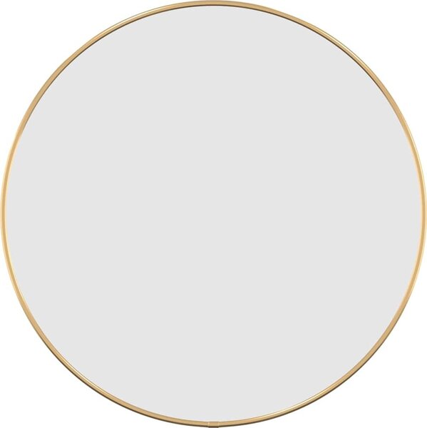 VidaXL Nástěnné zrcadlo Ø 50 cm kulaté [348181] Barva: Černá