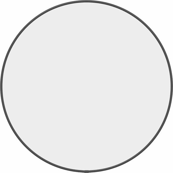 VidaXL Nástěnné zrcadlo Ø 50 cm kulaté [348181] Barva: Černá