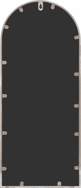 VidaXL Zahradní zrcadlo 100 x 45 cm železo do exteriéru [318373] Barva: Černá