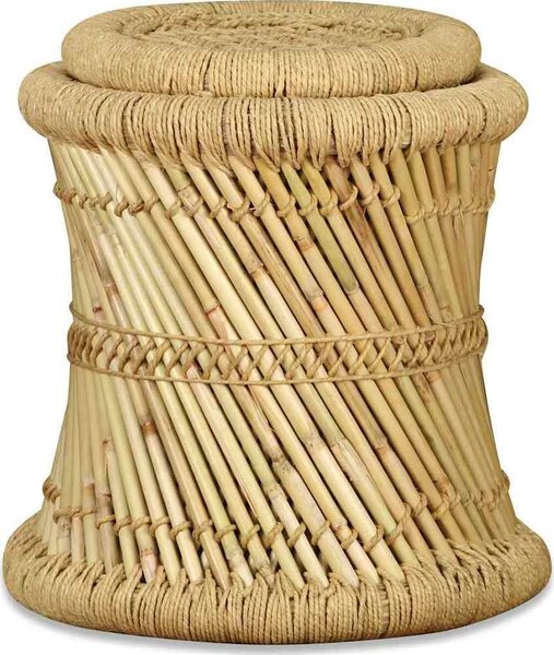 VidaXL Stoličky chindi design 2 ks bambus [244216] Barva: Hnědá