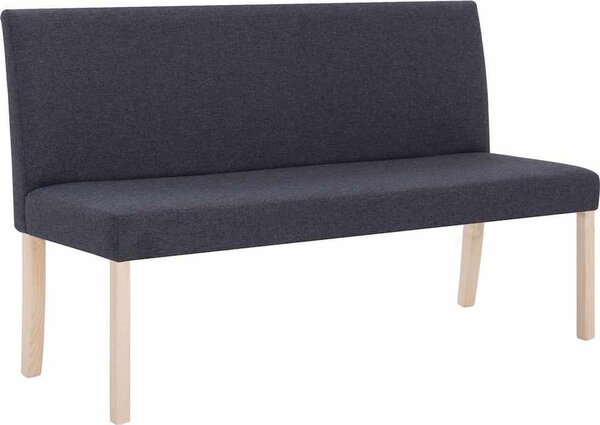 VidaXL Lavice 139,5 cm polyester [281335] Barva: světle šedá