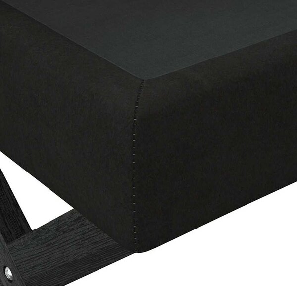VidaXL Stolička s úložným prostorem 110x45x49 cm samet [344526] Barva: Tmavě šedá