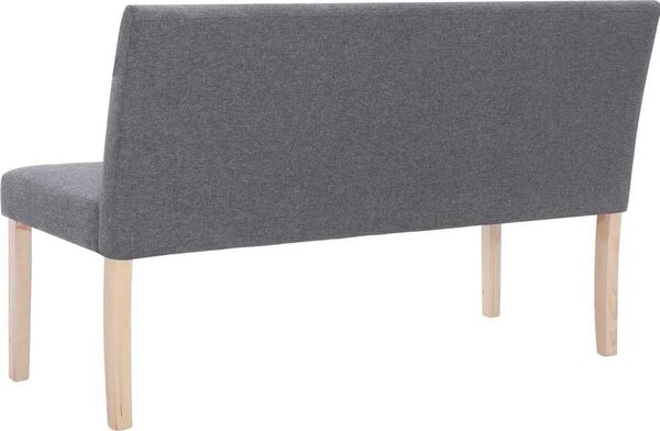 VidaXL Lavice 139,5 cm polyester [281335] Barva: světle šedá