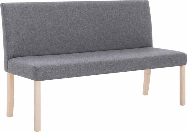 VidaXL Lavice 139,5 cm polyester [281335] Barva: světle šedá