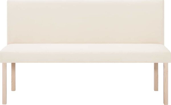 VidaXL Lavice 139,5 cm polyester [281335] Barva: světle šedá