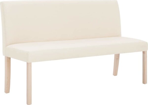 VidaXL Lavice 139,5 cm polyester [281335] Barva: světle šedá