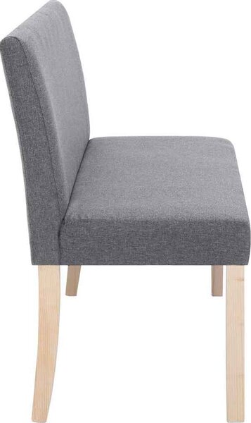 VidaXL Lavice 139,5 cm polyester [281335] Barva: světle šedá