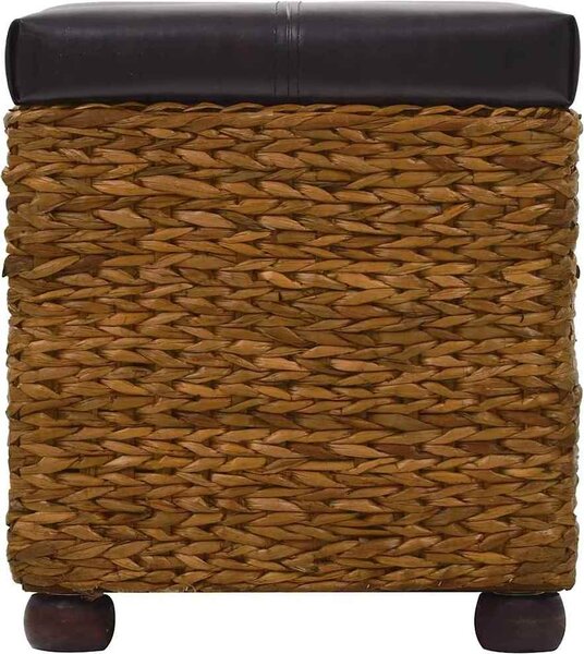 VidaXL Sada lavic 2 kusy z mořské trávy [246108] Barva: Krémová a antracitová
