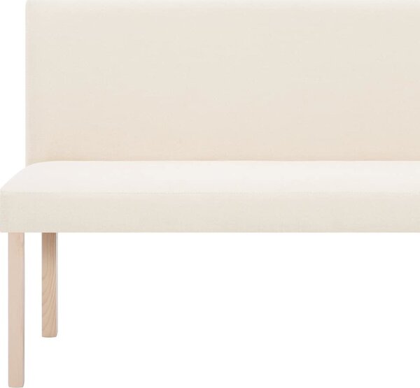 VidaXL Lavice 139,5 cm polyester [281335] Barva: světle šedá