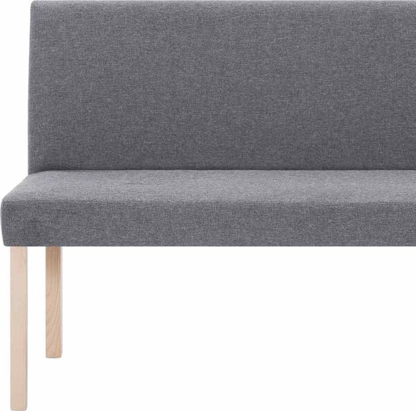 VidaXL Lavice 139,5 cm polyester [281335] Barva: světle šedá