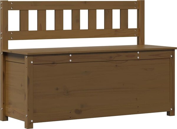VidaXL Lavice 110 x 41 x 76,5 cm masivní borovice [823555] Barva: Bílá