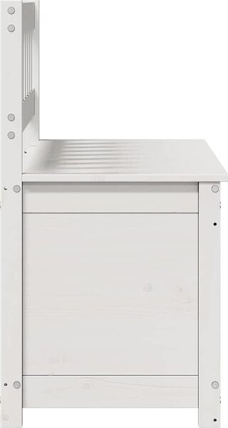 VidaXL Lavice 110 x 41 x 76,5 cm masivní borovice [823555] Barva: Bílá