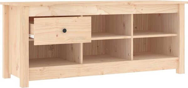 VidaXL Botník 110 x 38 x 45,5 cm masivní borovice [814594] Barva: Přírodní