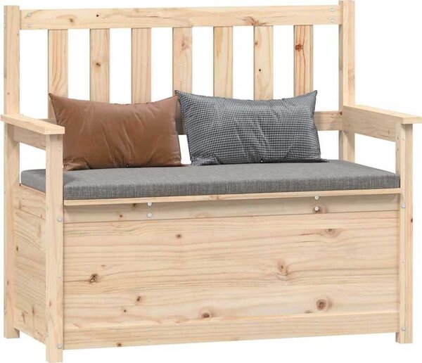 VidaXL Lavice 112,5 x 51,5 x 96,5 cm masivní borovice [823559] Barva: Přírodní