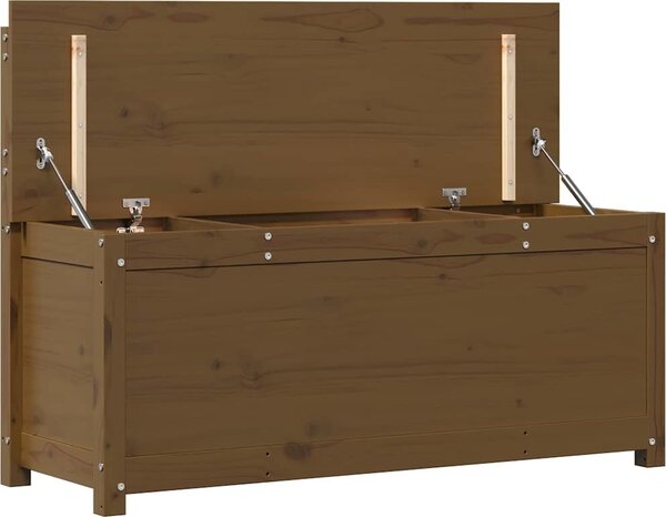 VidaXL Lavice 110 x 41 x 76,5 cm masivní borovice [823555] Barva: Bílá