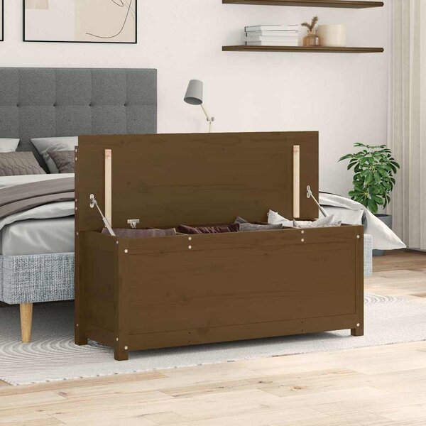VidaXL Lavice 110 x 41 x 76,5 cm masivní borovice [823555] Barva: Bílá