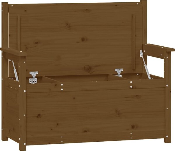 VidaXL Lavice 112,5 x 51,5 x 96,5 cm masivní borovice [823559] Barva: Přírodní