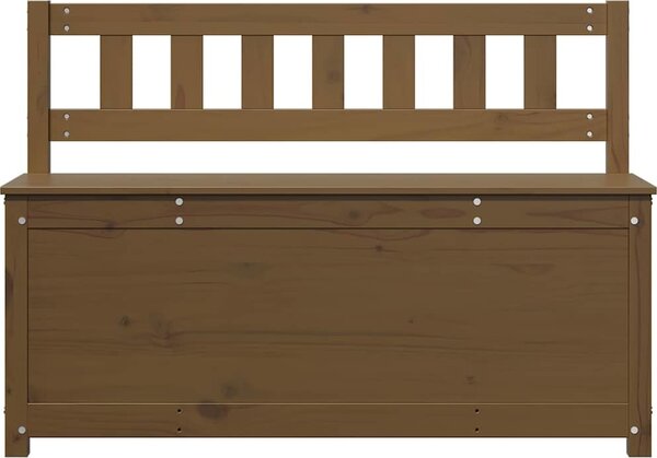VidaXL Lavice 110 x 41 x 76,5 cm masivní borovice [823555] Barva: Bílá