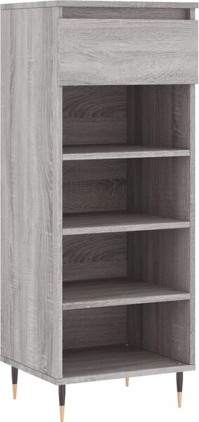 VidaXL Botník 40x36x105 cm kompozitní dřevo [831453] Barva: Černá