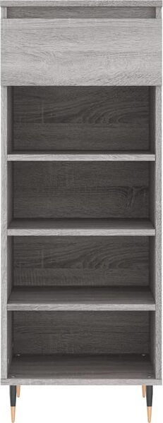 VidaXL Botník 40x36x105 cm kompozitní dřevo [831453] Barva: Černá