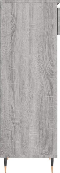 VidaXL Botník 40x36x105 cm kompozitní dřevo [831453] Barva: Černá