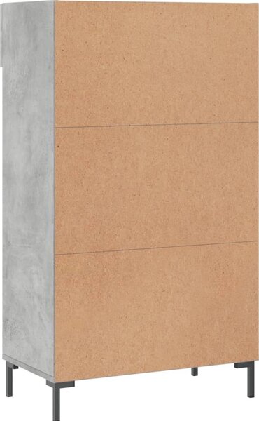 VidaXL Botník 60 x 35 x 105 cm kompozitní dřevo [829614] Barva: Betonová šedá