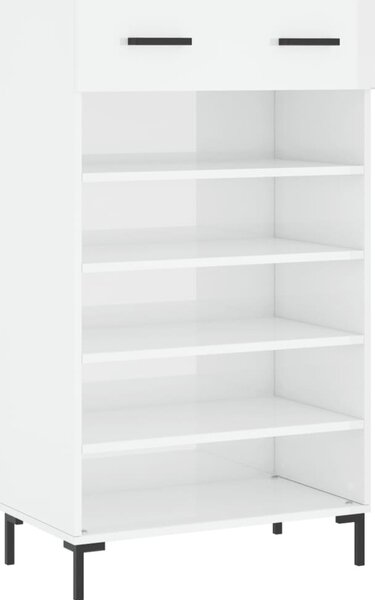 VidaXL Botník 60 x 35 x 105 cm kompozitní dřevo [829614] Barva: Betonová šedá