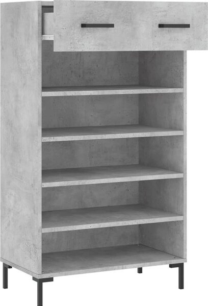 VidaXL Botník 60 x 35 x 105 cm kompozitní dřevo [829614] Barva: Betonová šedá