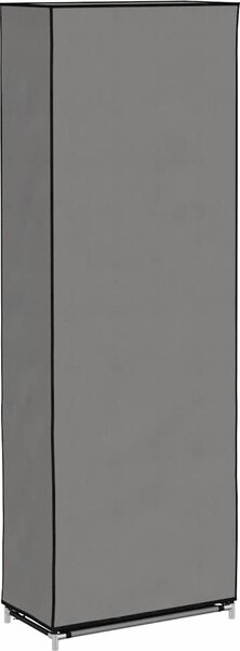 VidaXL Botník s potahem 57 x 29 x 162 cm textil [282432] Barva: krémová