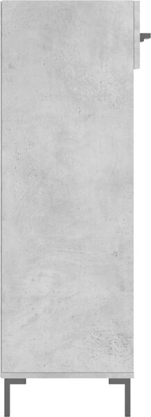 VidaXL Botník 60 x 35 x 105 cm kompozitní dřevo [829614] Barva: Betonová šedá
