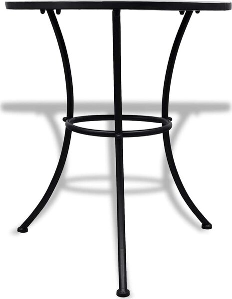 VidaXL Bistro stolek a bílý 60 cm mozaika [41528] Barva: Modrá