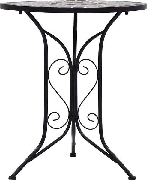 VidaXL Mozaikový bistro stolek 60 cm keramika [46713] Barva: Oranžovo-šedá