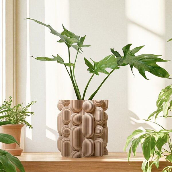 Plantbee Květináč Elgus 10cm tělová