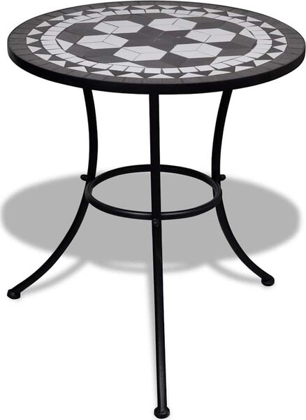 VidaXL Bistro stolek a bílý 60 cm mozaika [41528] Barva: Modrá