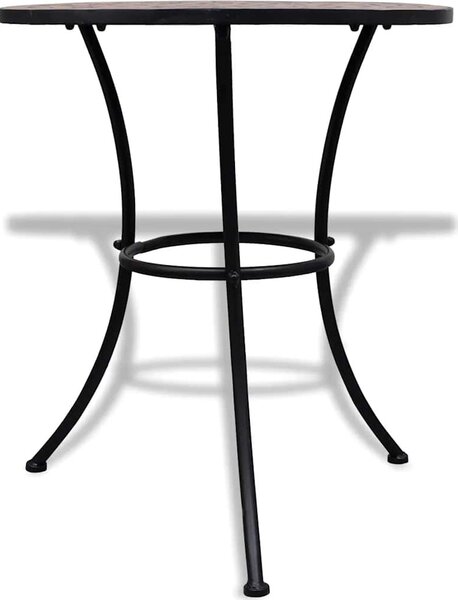 VidaXL Bistro stolek a bílý 60 cm mozaika [41528] Barva: Modrá
