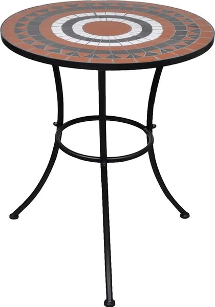 VidaXL Bistro stolek a bílý 60 cm mozaika [41528] Barva: Modrá