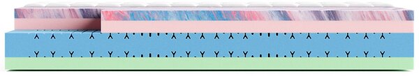 Ortopedická pěnová matrace 90x200 SAPHIRE | Středně Tvrdá | Výška 29 cm | Premium Lux |