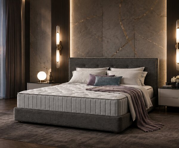 Ortopedická pěnová matrace 90x200 SAPHIRE | Středně Tvrdá | Výška 29 cm | Premium Lux |
