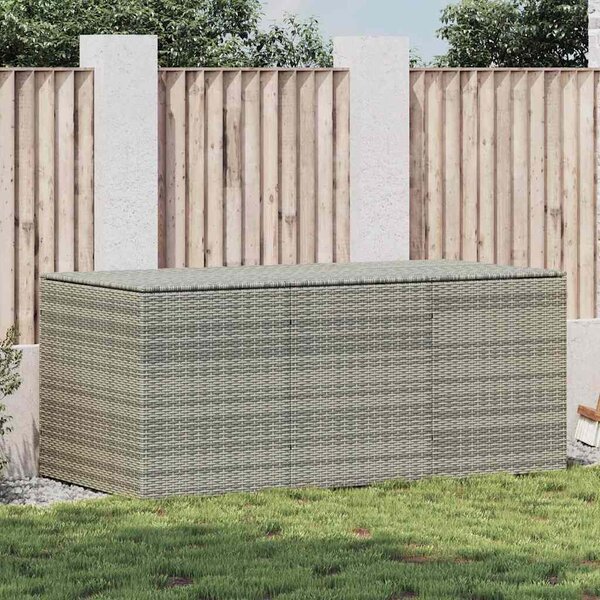 VidaXL Zahradní úložný box polyratan 180 x 90 x 70 cm [46478] Barva: Hnědá