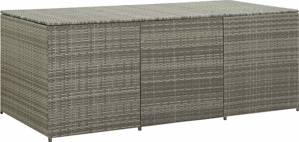 VidaXL Zahradní úložný box polyratan 180 x 90 x 70 cm [46478] Barva: Hnědá