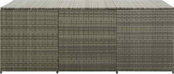 VidaXL Zahradní úložný box polyratan 180 x 90 x 70 cm [46478] Barva: Hnědá