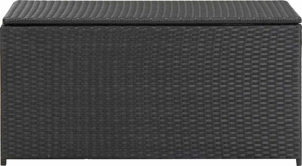 VidaXL Zahradní úložný box z polyratanu 100 x 50 x 50 cm [46471] Barva: Šedá