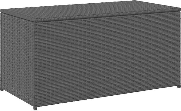 VidaXL Zahradní úložný box z polyratanu 100 x 50 x 50 cm [46471] Barva: Šedá